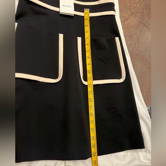 Gucci Tiger Button Contrast Trim Dress, New with tags, Size M - Picture 14 of 16